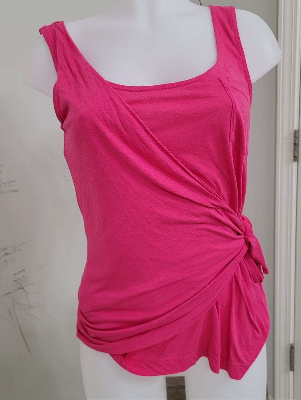 Marc Jacobs Bright Pink Tank Top WrapSleeveless